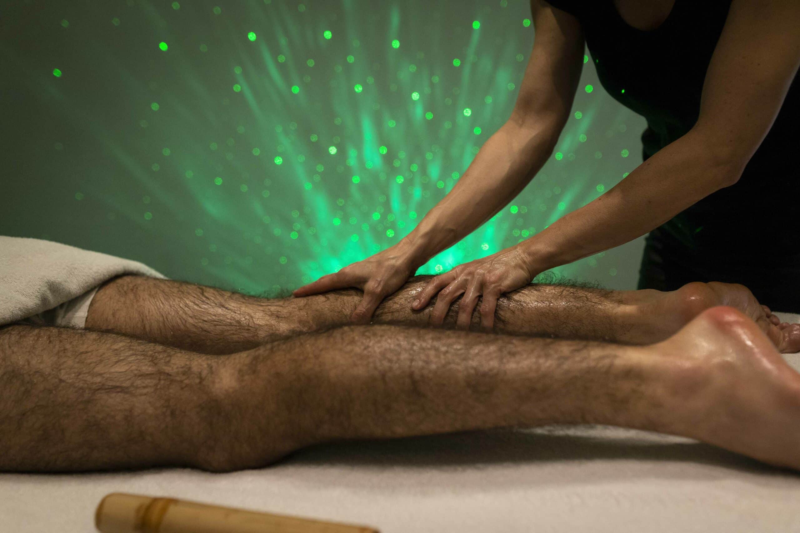 massage jambes légères