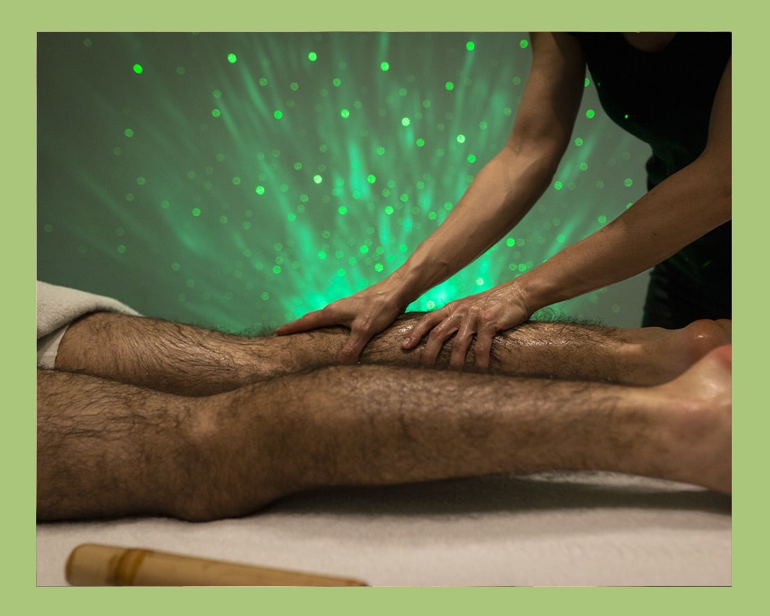 massage jambes légères
